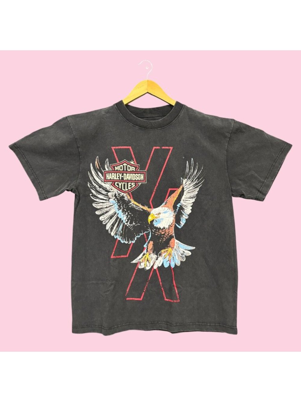 Harley-Davidson Motorcycle x Machine Gun Kelly Los Americana Rock Tee M